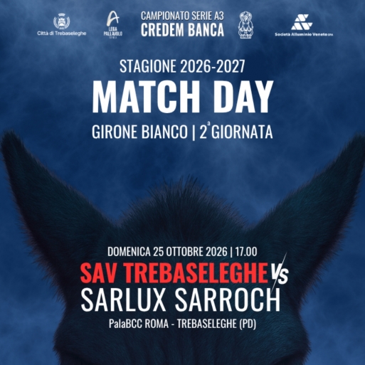 Volley - Trebaseleghe  - 25/10/2026